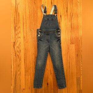 Mini Boden girls denim overalls